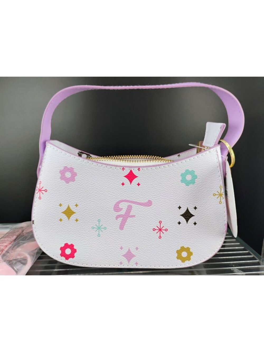 FAO Schwarz Soho Mini Handbag & Accessories White/Pink